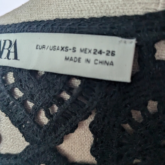 Zara crochet kimono robe. - Picture 5 of 5